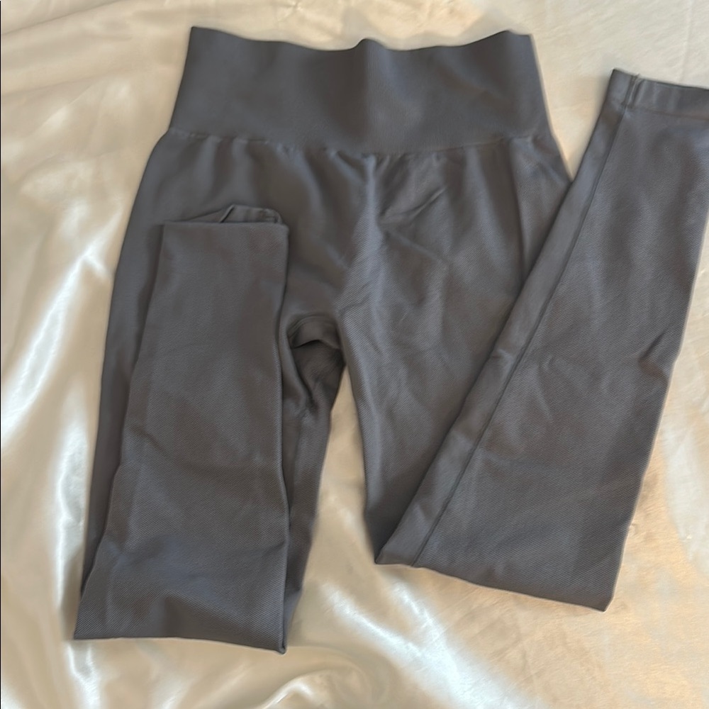 Charcoal High-Waist Leggings